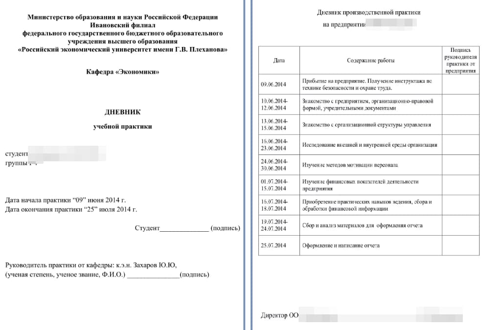 Дипломная работа: Отчет по ознакомительной практике